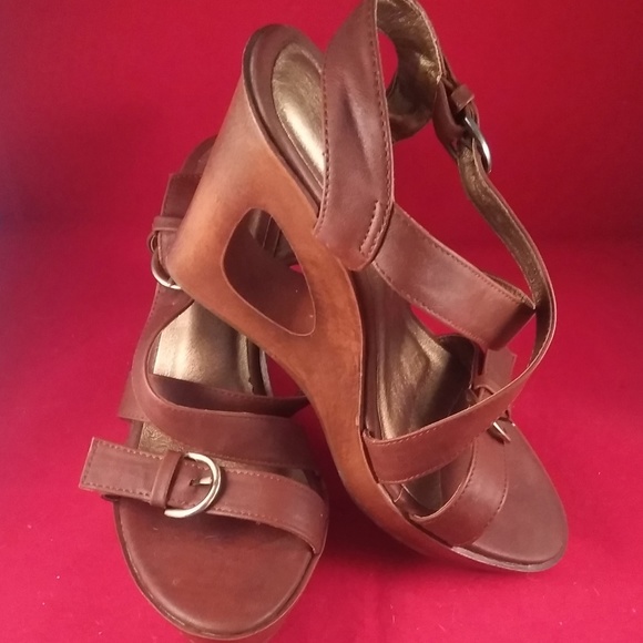 Madden Girl Shoes - MADDEN GIRL Luuna Brown Wedges Heels "Size 7"